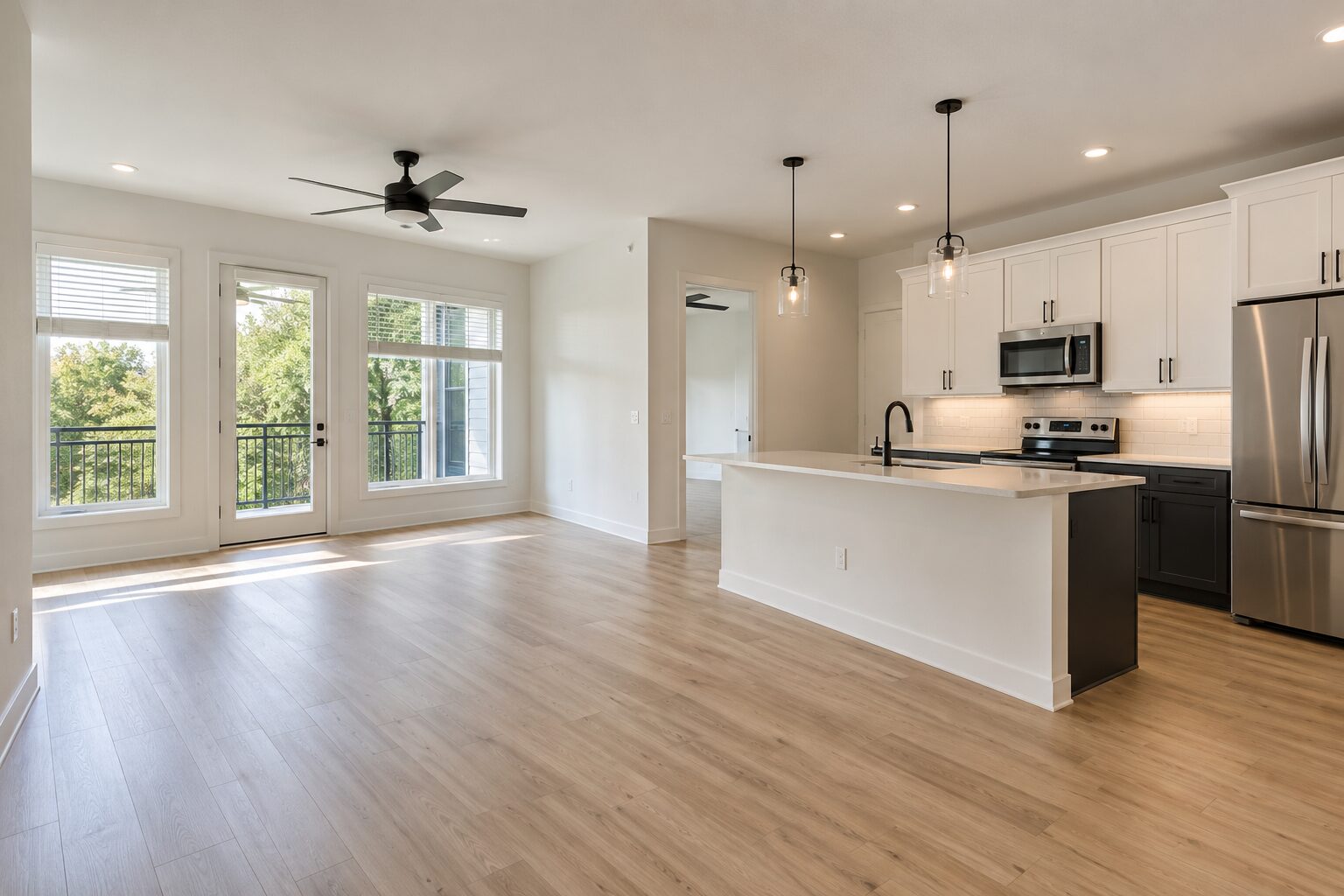 Refreshed apartment ready for move-in